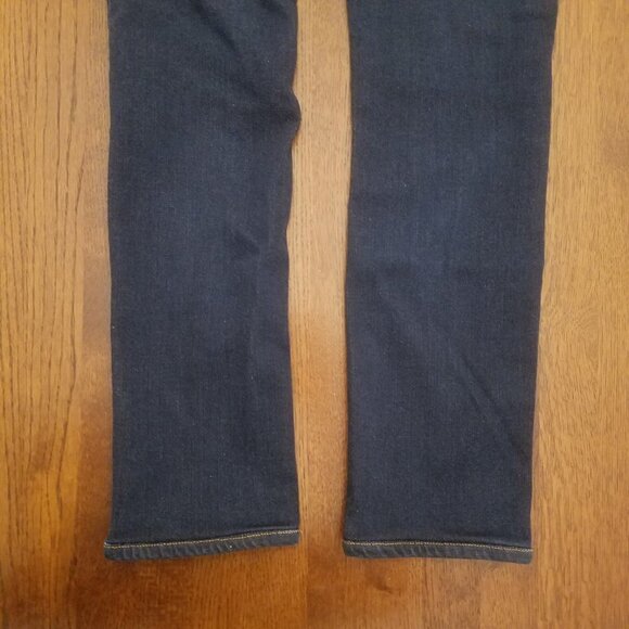 J Brand Straight Leg Dark Blue Stretch Denim Jeans - Picture 9 of 11